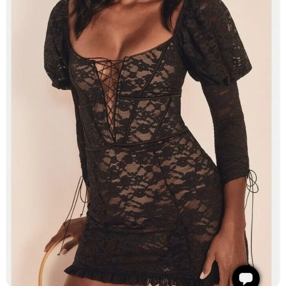 For Love & Lemons Victoria’s Secret Long Sleeve Dress - NWT (Medium)